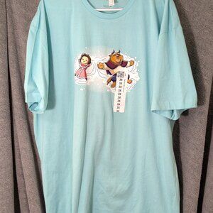 NEW! Plus Size 3 X Disney Belle and the Beast Making Snow Angels T